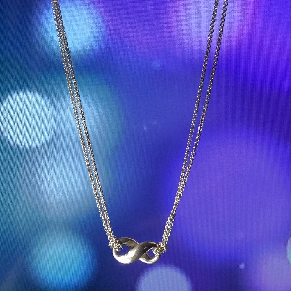 Tiffany & Co. Infinity Necklace Sterling Silver